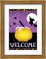 Framed Halloween Witch