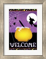 Framed Halloween Witch