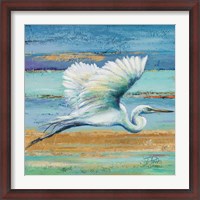 Framed Great Egret I