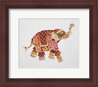 Framed Pink Elephant IA