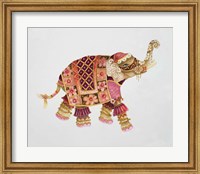 Framed Pink Elephant IA