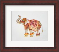 Framed Pink Elephant IIA