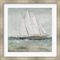 Framed Cape Cod Sailboat II