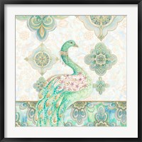 Framed Emerald Peacock I