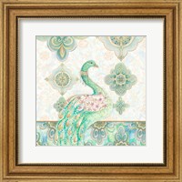 Framed Emerald Peacock I