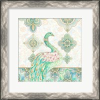 Framed Emerald Peacock I