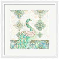 Framed Emerald Peacock I