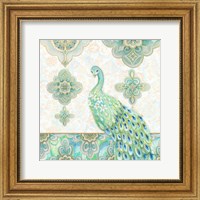 Framed Emerald Peacock II
