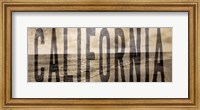 Framed California Type Wave
