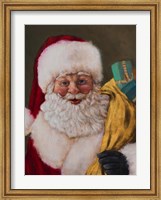 Framed Jolly Saint Nick