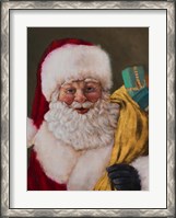 Framed Jolly Saint Nick