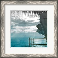 Framed On a Teal Beach II
