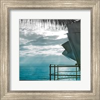 Framed On a Teal Beach II