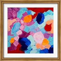 Framed Flower Amoebic Party I