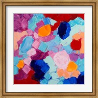 Framed Flower Amoebic Party I