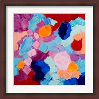 Framed Flower Amoebic Party I