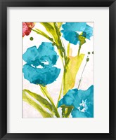 Blue and Pink le Povat I Framed Print