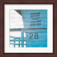 Framed Life Guard Beach Shack