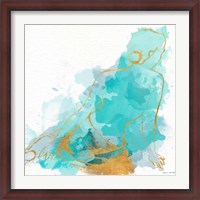 Framed Seated Watercolor Woman I
