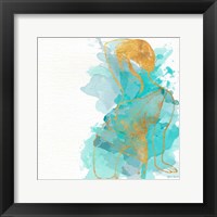 Framed Seated Watercolor Woman II