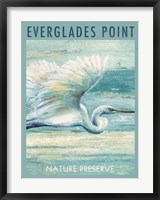 Framed Everglades Poster I
