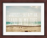 Framed Sand in My Toes