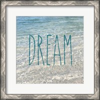 Framed 'Dream In The Ocean' border=