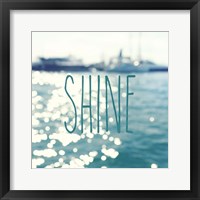 Framed Shine In The Ocean