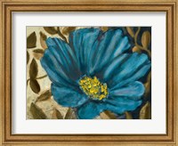 Framed Simple Blue Garden II