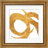 Framed Gold Circular Strokes II