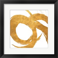 Framed Gold Circular Strokes II