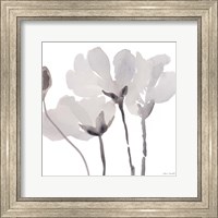 Framed Gray Tonal Magnolias II