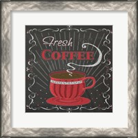 Framed Coffee Chalk Square I