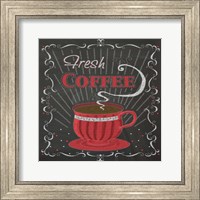 Framed Coffee Chalk Square I