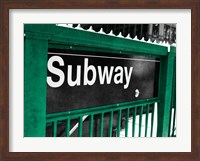 Framed Subway