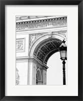 Framed Paris Arc de Triomphe