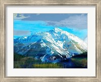 Framed Blue Mountain