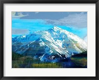 Framed Blue Mountain