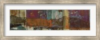 Framed Mountain City Panorama