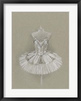 Ballet Dress I Framed Print