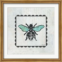 Framed Bee Stamp