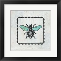 Framed Bee Stamp