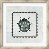 Framed Ladybug Stamp