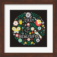 Framed Life is Beautiful Sq