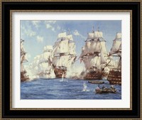 Framed Battle of Trafalgar