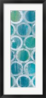 Framed Stack of Tubes Blue II
