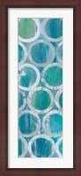 Framed Stack of Tubes Blue II