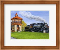Framed Engine #90 At The Switch Tower, Strasburg Pa