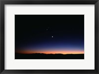 Framed Moon Planets