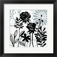 Floral Mist I Framed Print